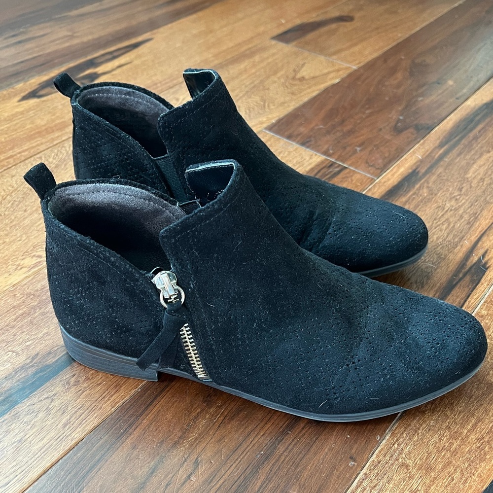 DR SCHOLL’S Women’s black ankle boots size 8.5